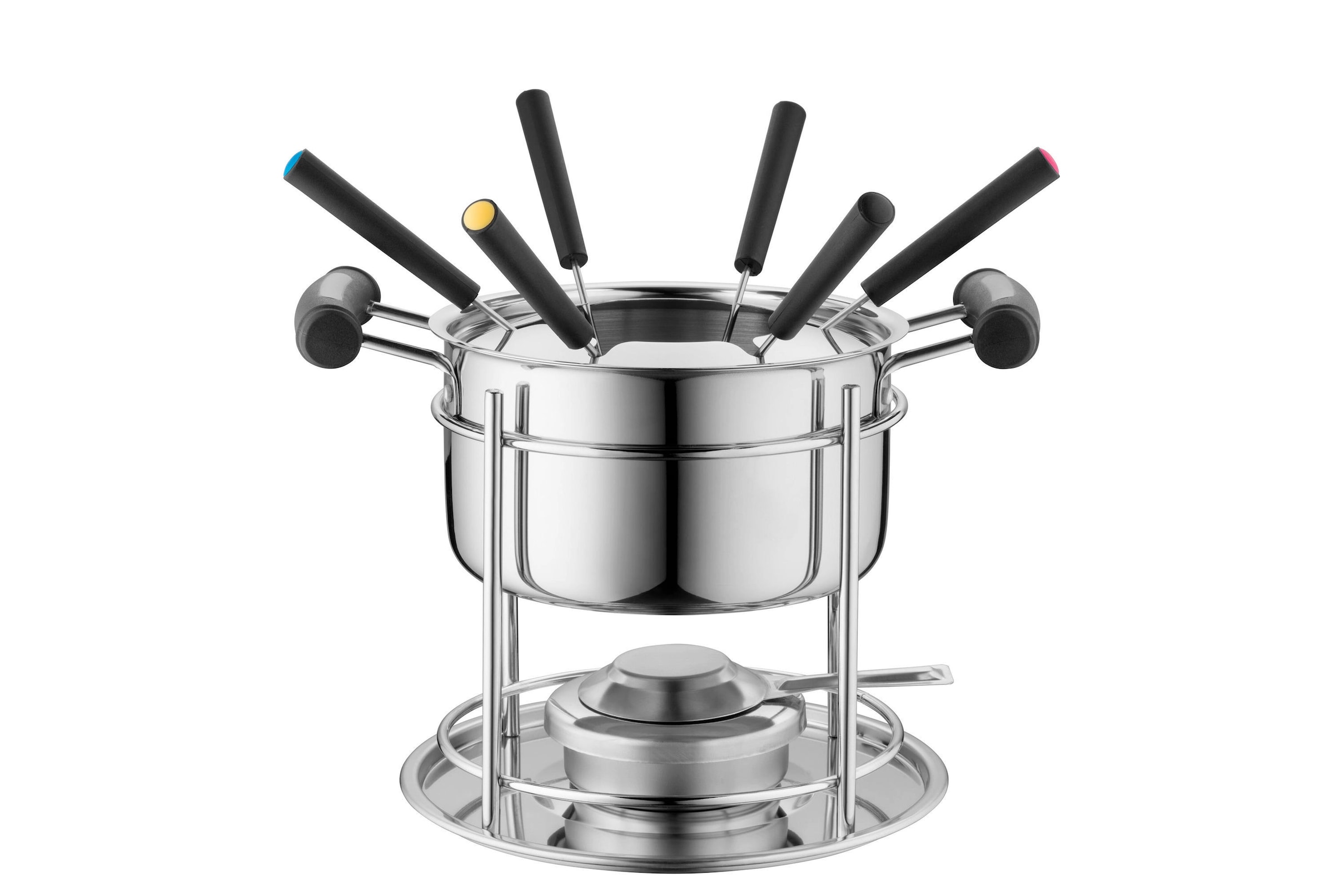 Fondueset, Edelstahl -