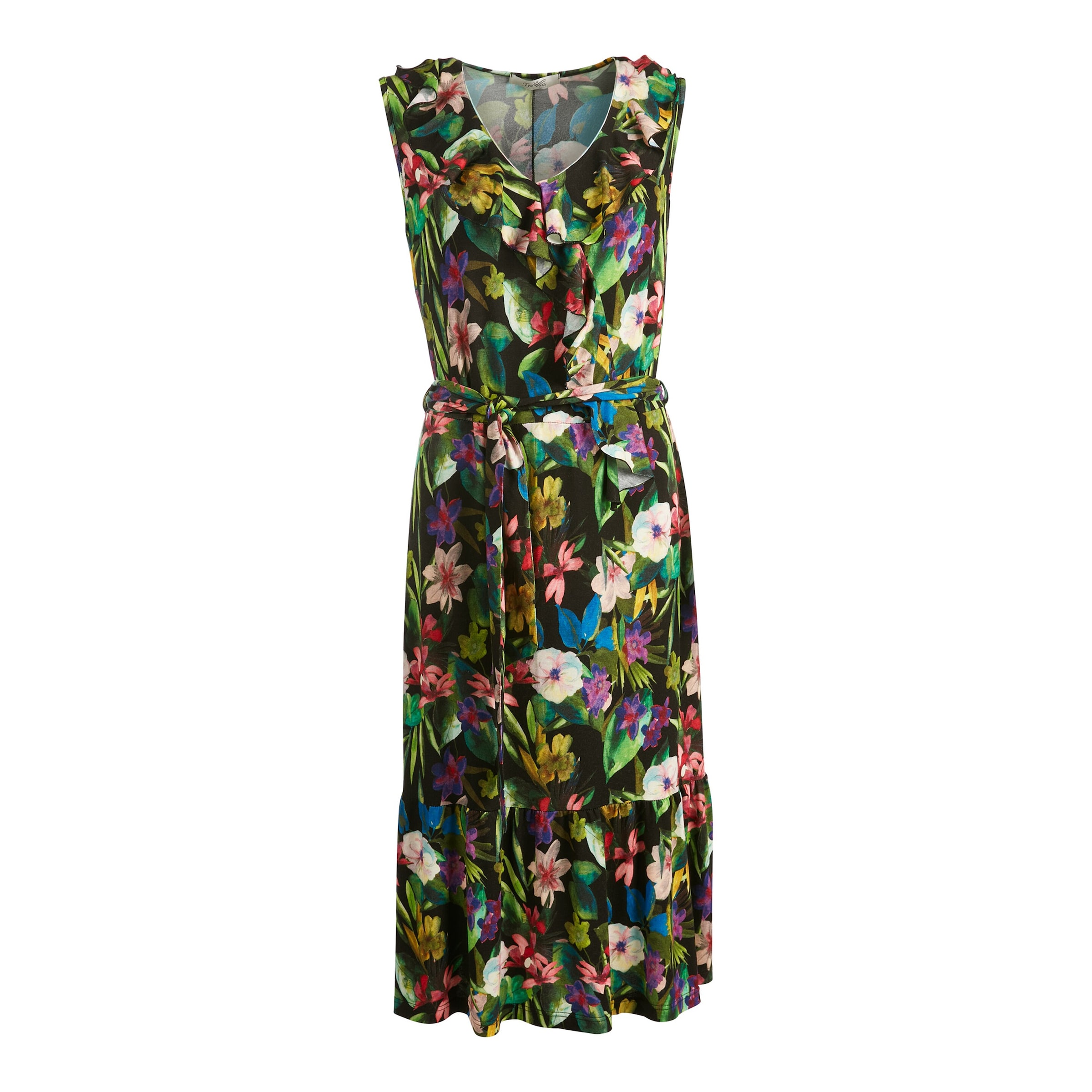 Blumenkleid mehrfarbig 2XL Damen