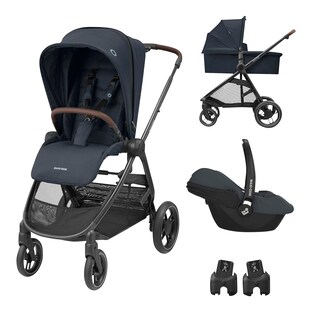 Poussette combinée 3-en-1 Street+ avec coque-auto CabrioFix i-Size