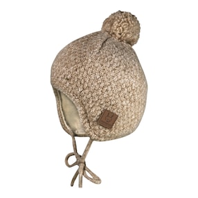 Winter-Strickmütze mit Bommel