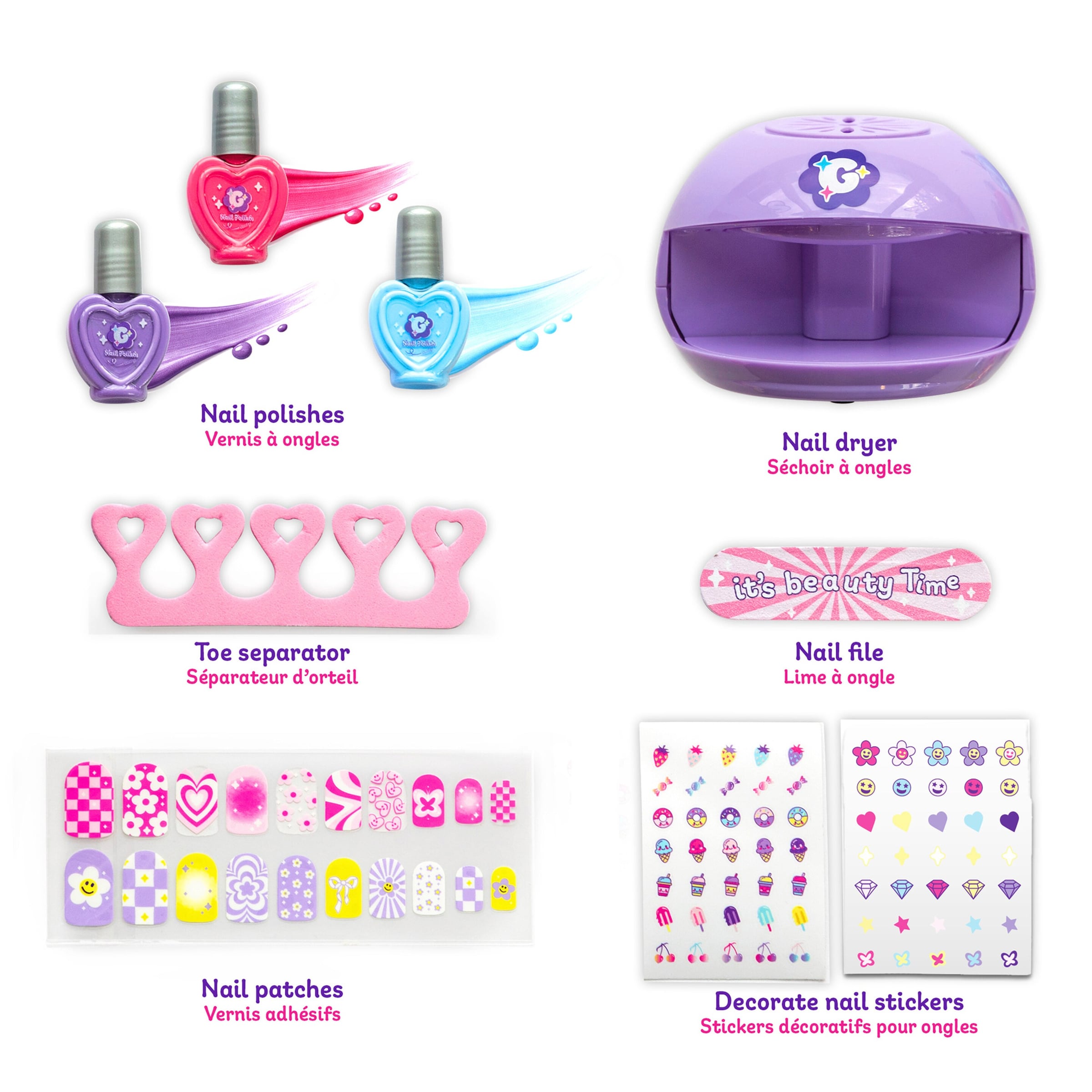 Smoby Nageldesign-Set Nail Salon GlamMeUp