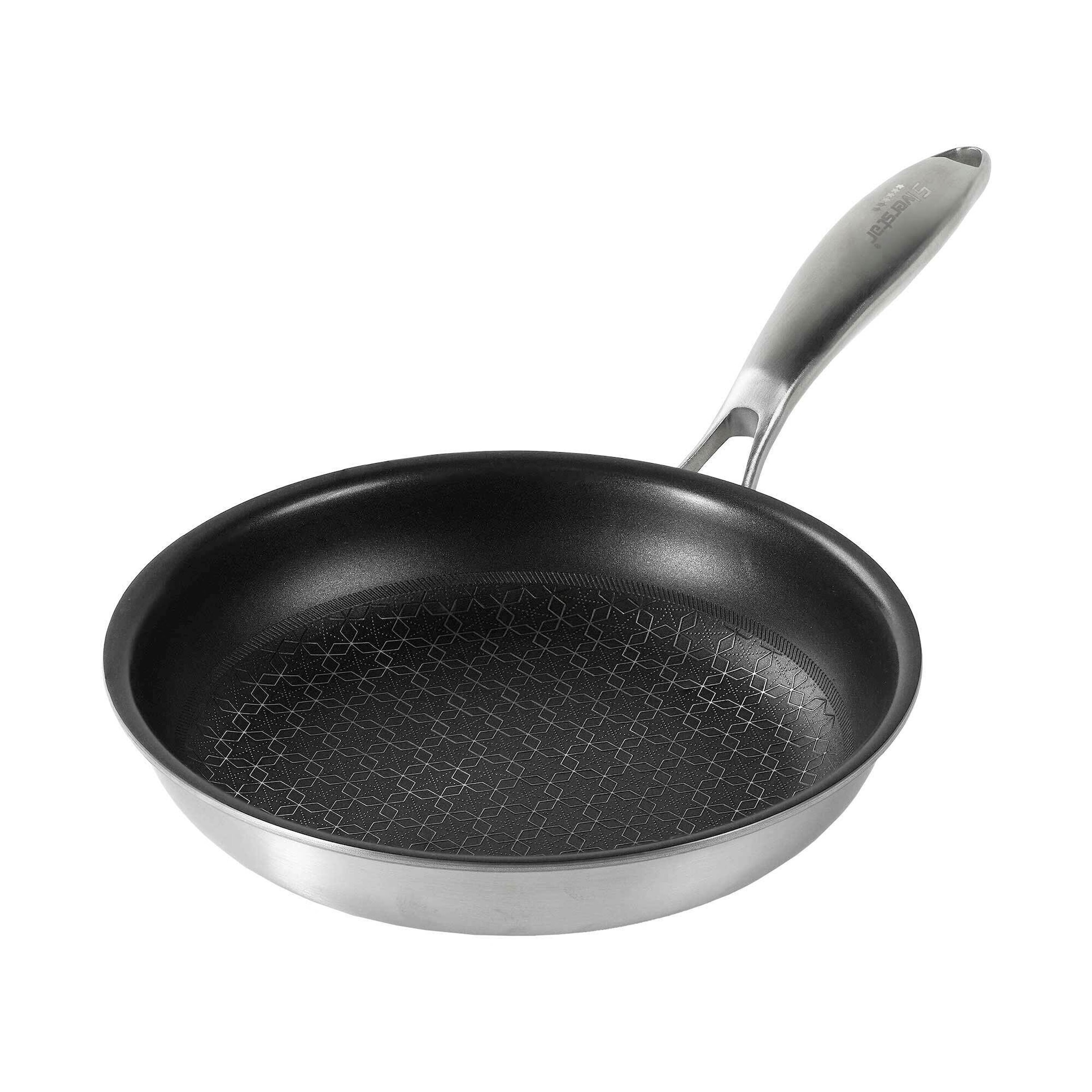 SILVERSTAR Edelstahlpfanne Bratpfanne 20 cm | ohne Deckel