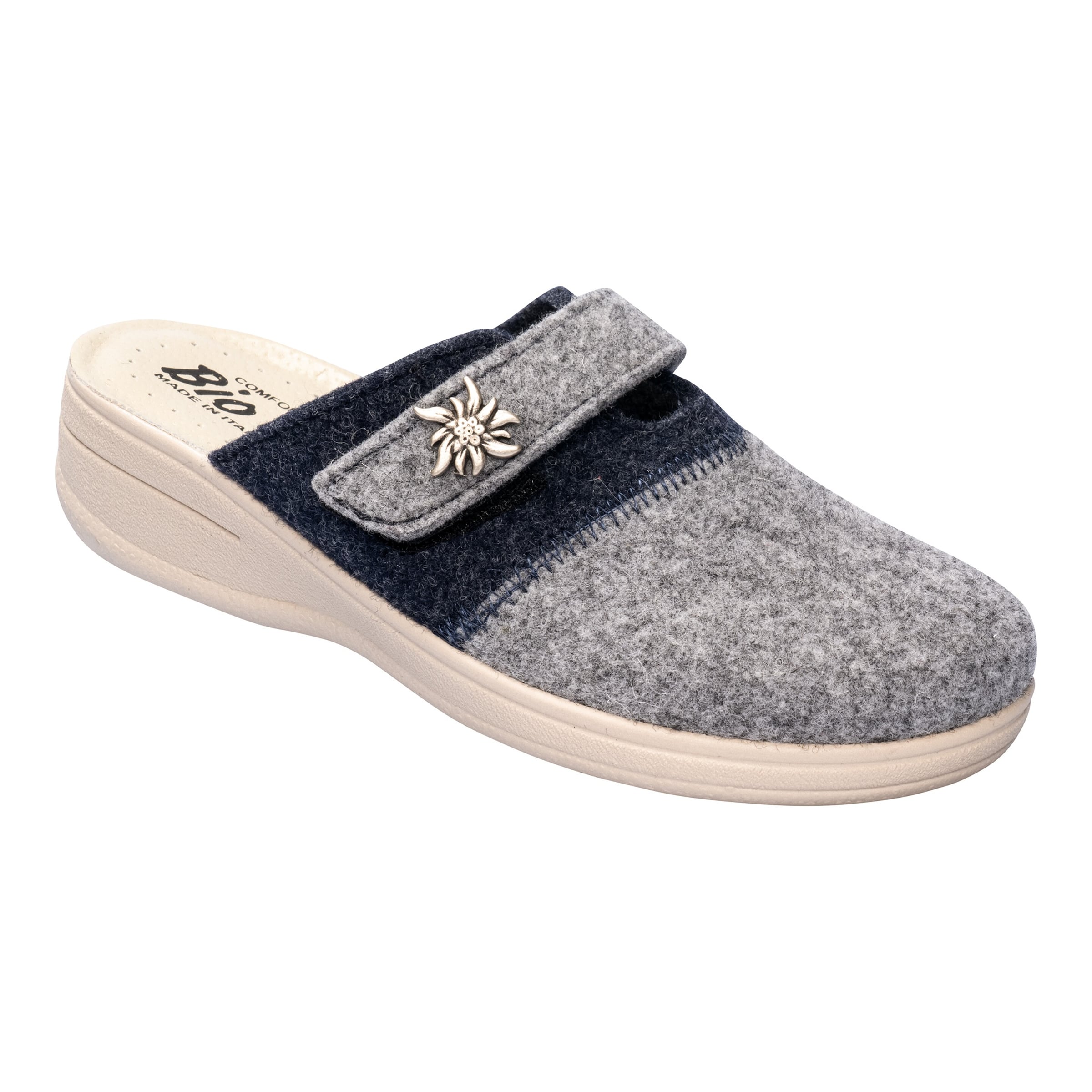 Mules en feutrine «Chiara»