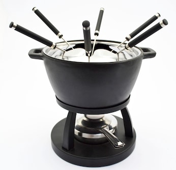 Fondue Set, Gusseisen -