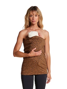 Trägerloses Bonding-Top mit Leoprint