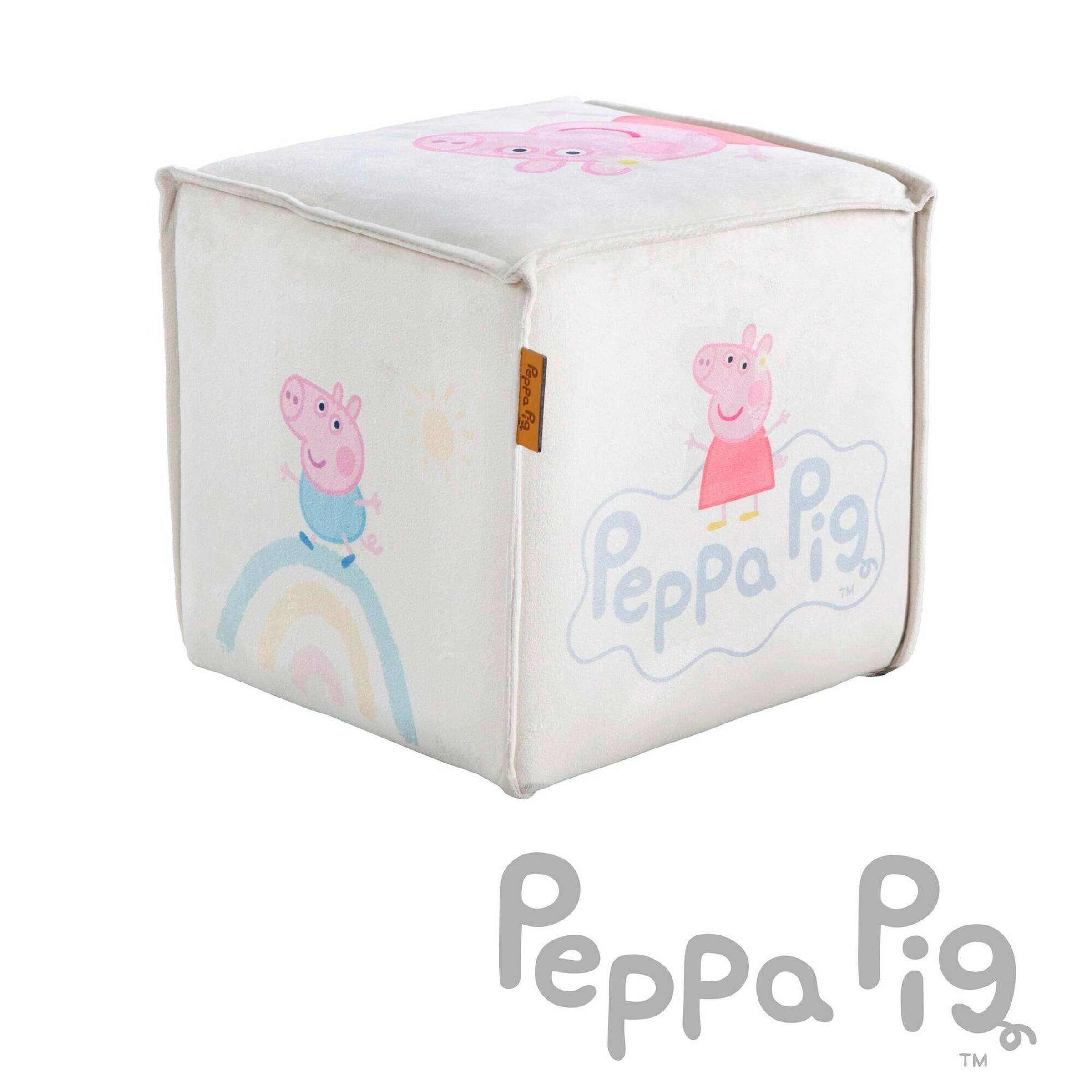 Roba Kinderhocker in Würfelform Peppa Pig