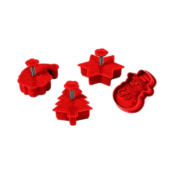 Emporte-pièces à motifs « 3D », 4 pièces