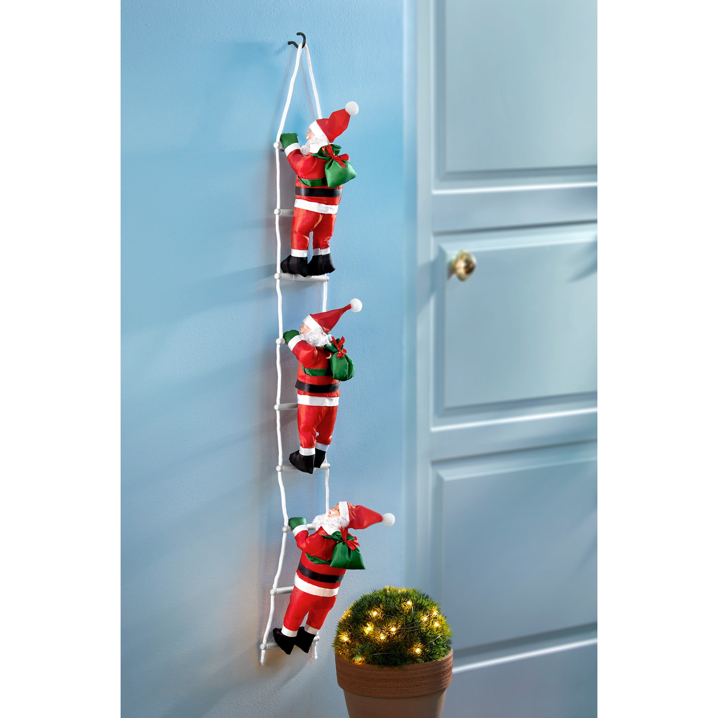 Wandkletterer-Trio "Weihnachtsmann"