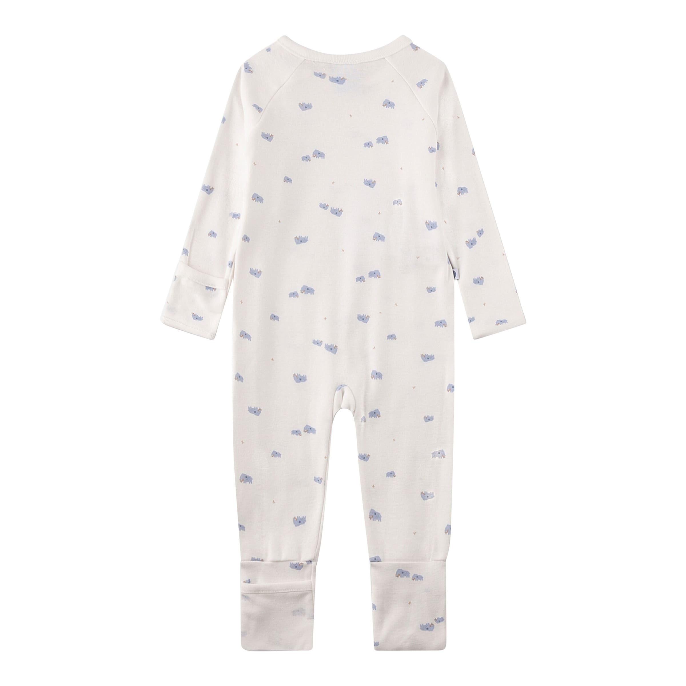 Sanetta Schlafoverall mit Klappfuß Mammut