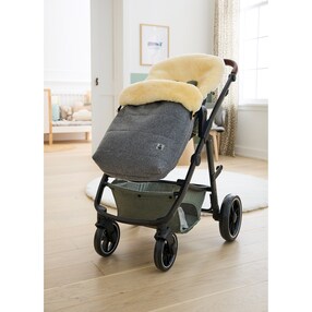 Winterfußsack Lammfell Lille Wool für Kinderwagen, Buggy