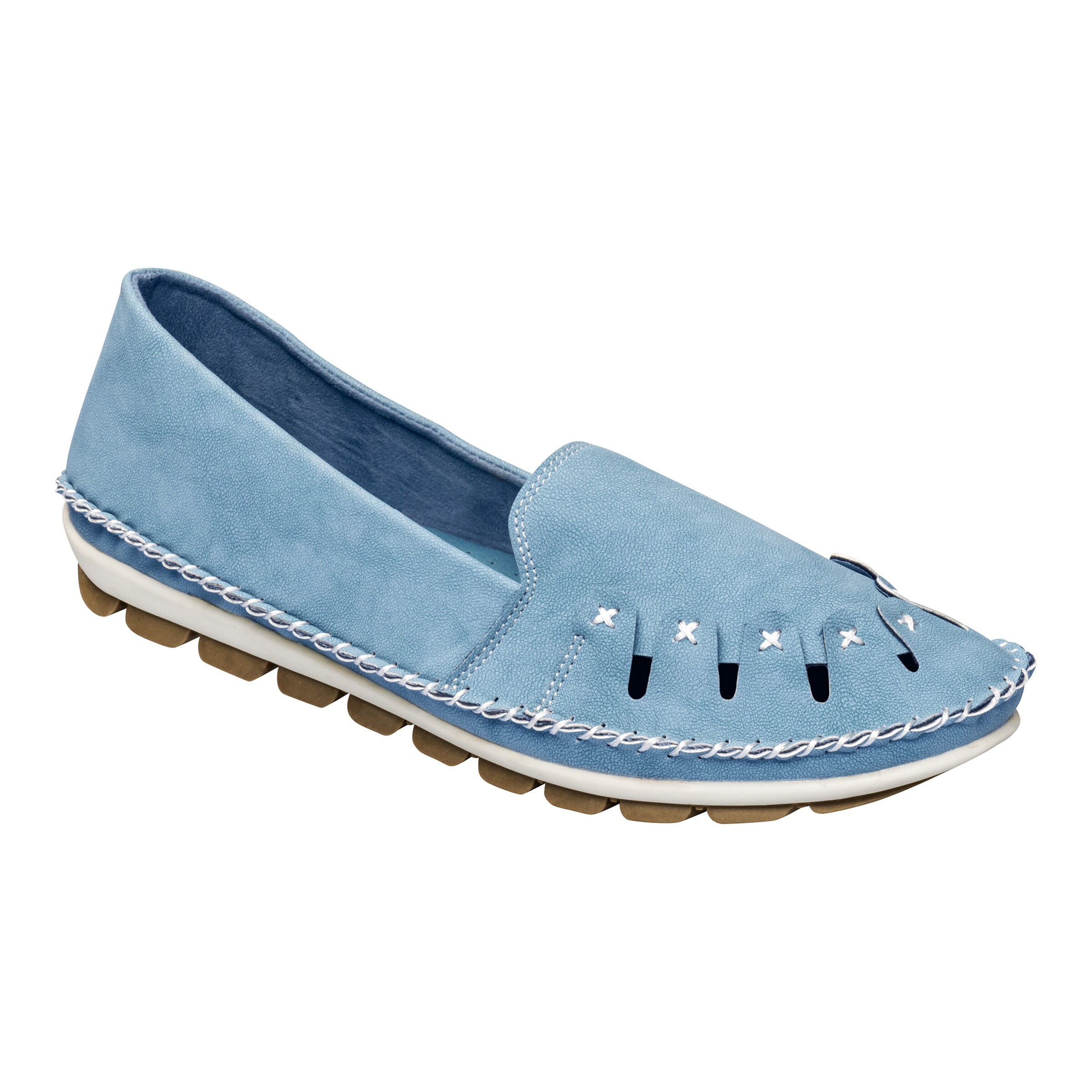 Komfort-Mokassin Aileen, Größe: 41, blau