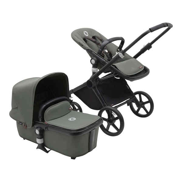 Bugaboo Cub Kombikinderwagen (Black/Forest Green)