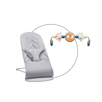 Bundle Babywippe Bliss gewebt inklusive Spielbogen 