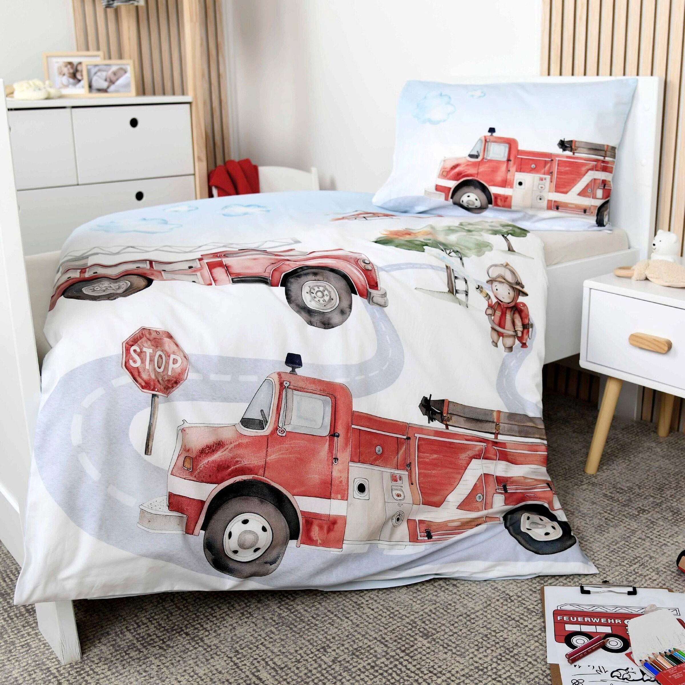 Renforcé Wende-Bettwäsche 40x60 / 100x135 cm