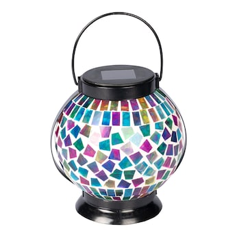 Lanterne solaire mosaïque «2 en 1»