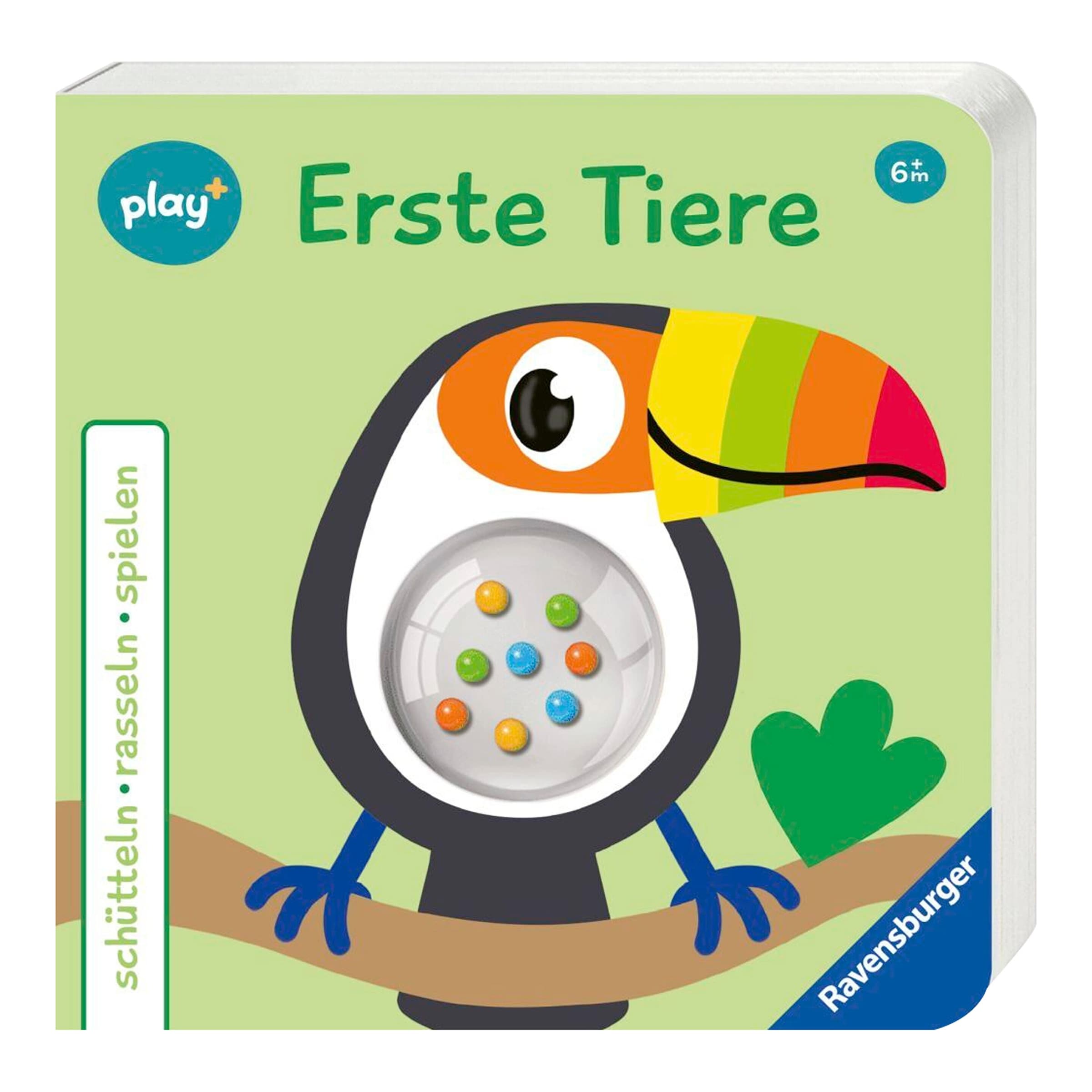 Ravensburger Play+ Pappbilderbuch Erste Tiere