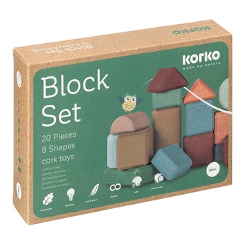 Korkbausteine Set 20 Stück