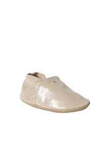 Baby Leder-Krabbelschuhe / Hausschuhe mit Geschenkbox