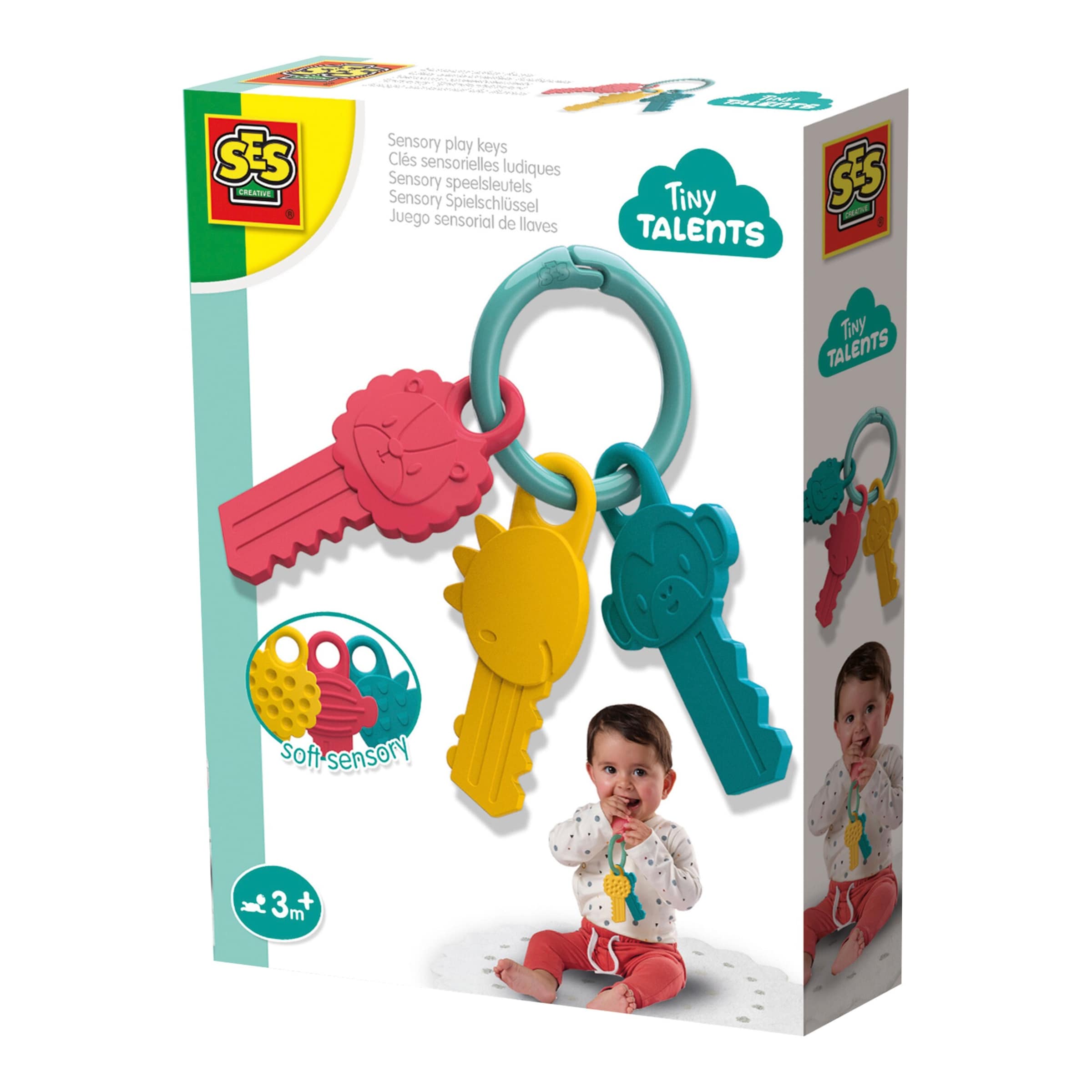 Ses Tiny Talents Greifling Spielschlüssel Sensory
