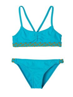 Mädchen Bikini mit geflochtenen Details