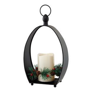 Lanterne décorative «Bougie de Noël»