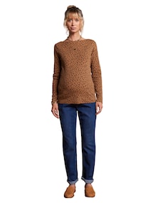 Gerade Umstandsjeans mit Seamless-Bund