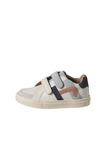 Kinder Leder-Sneakers mit Klettverschluss