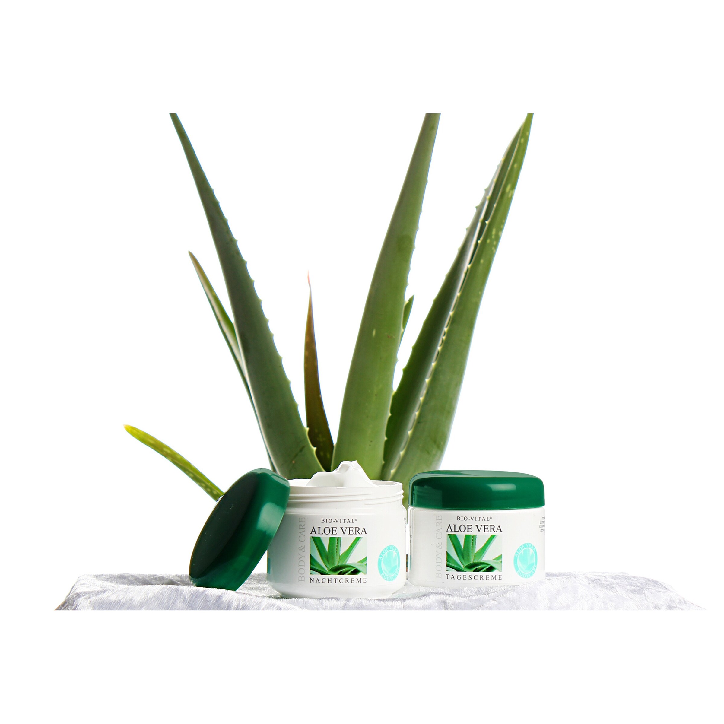 Earth Line Aloe Vera Tag- Und Nachtcreme Für Empfindliche Haut – Mit Vitamin E, 50 Ml