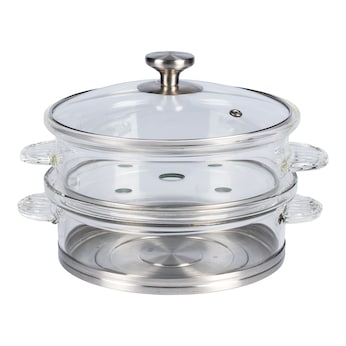 Glastopf mit Dampfgarer, 2,5 l