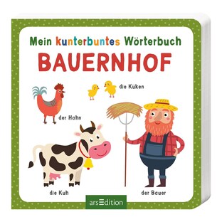 Livre d’images cartonné Mein kunterbuntes Wörterbuch - Bauernhof