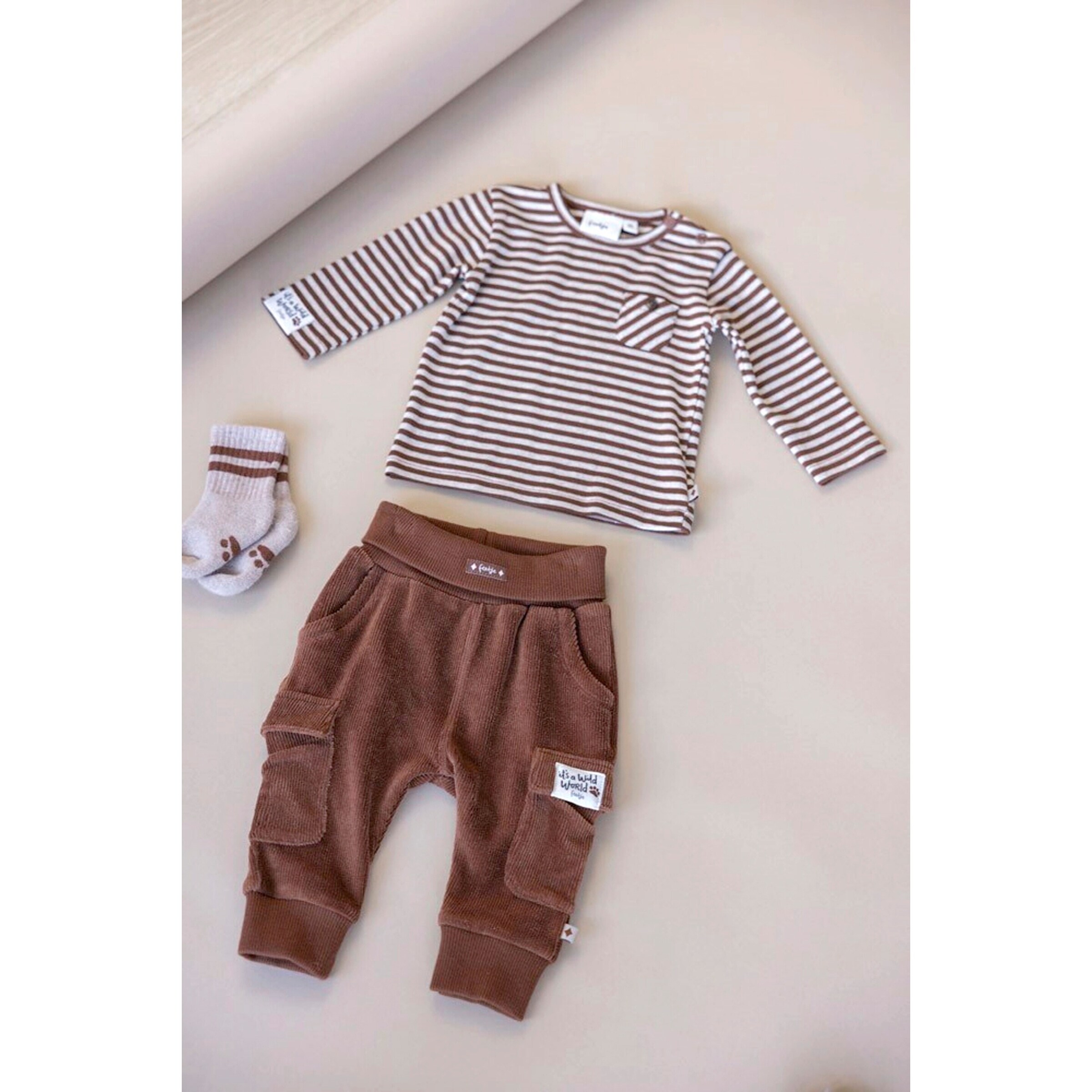 Thumbnail - Feetje Shirt langarm mit Tasche Ringel