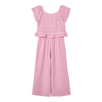 Häkel-Jumpsuit 2in1 Rippqualität