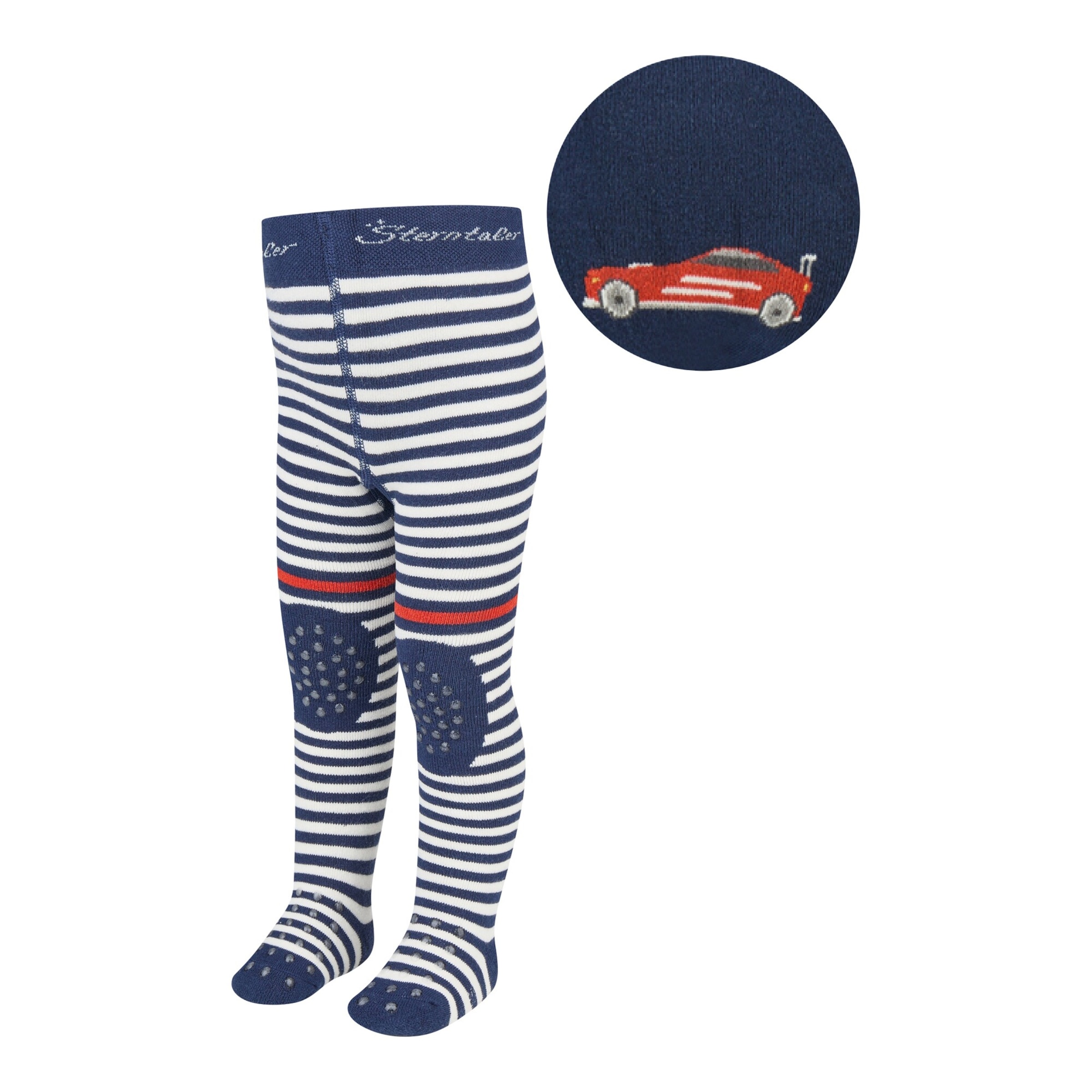 Sterntaler Krabbelstrumpfhose Auto Ringel