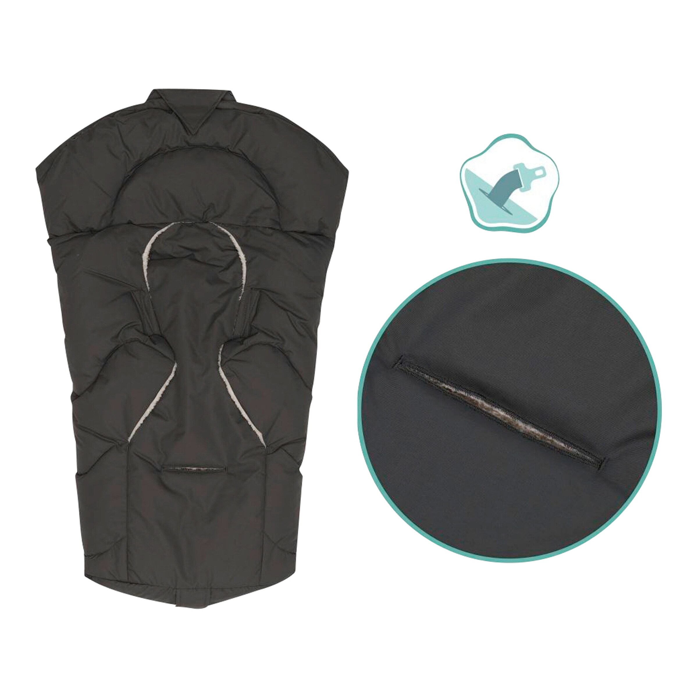 Thumbnail - Fillikid Winterfußsack Torre grau