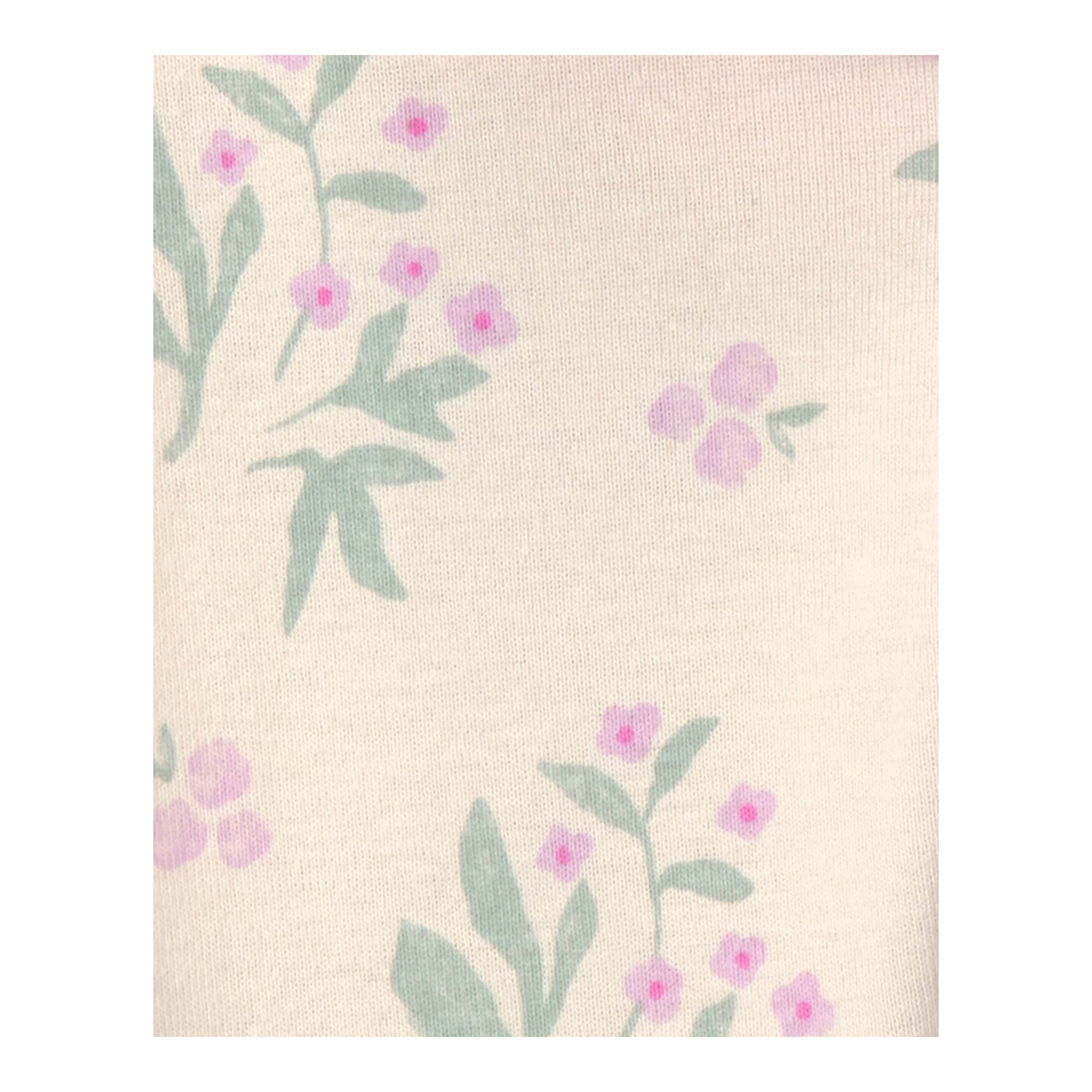 Carter's 2-tlg. Set Bluse langarm und Leggings Blumen gekreppt