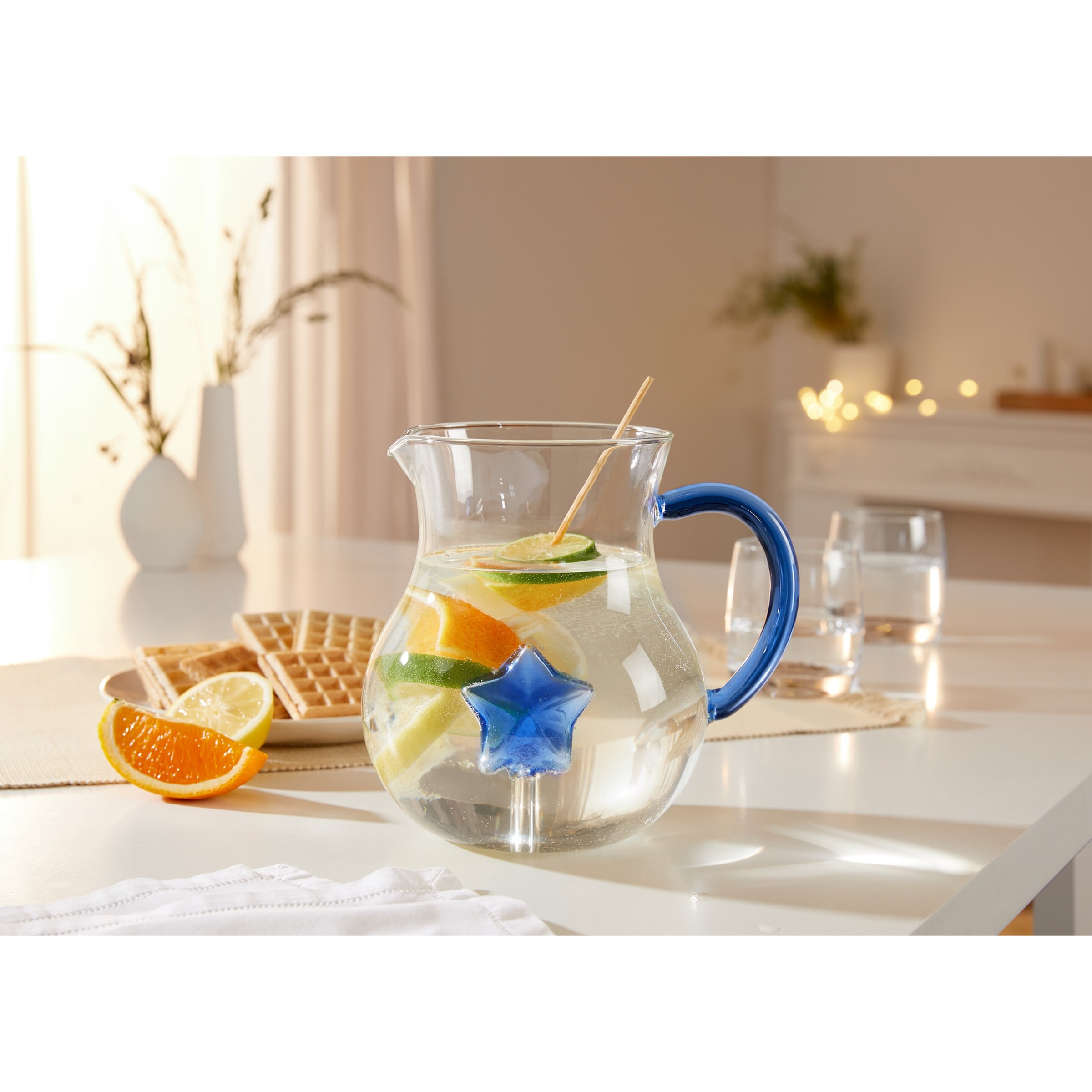 genialo3D-Glaskaraffe „Stern“, 1,6 l