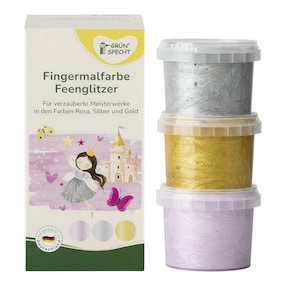 Fingermalfarbe Glitzerbande