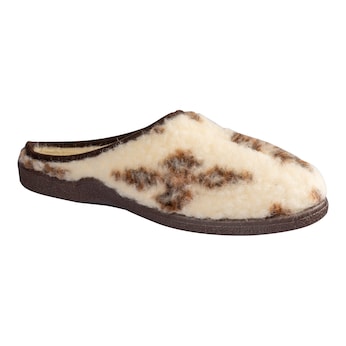 Mules en laine vierge