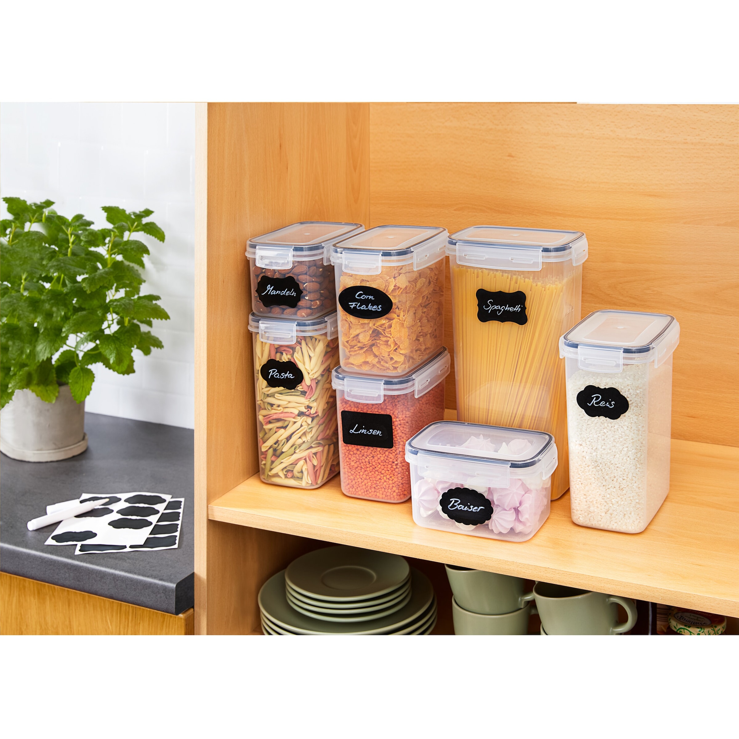 Vorratsdosen-Set, 14-teilig