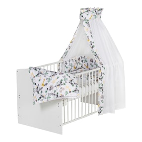 Babybett mit Ausstattung Classic White 70x140 cm