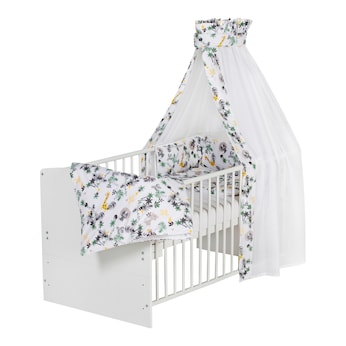 Babybett mit Ausstattung Classic White 70x140 cm