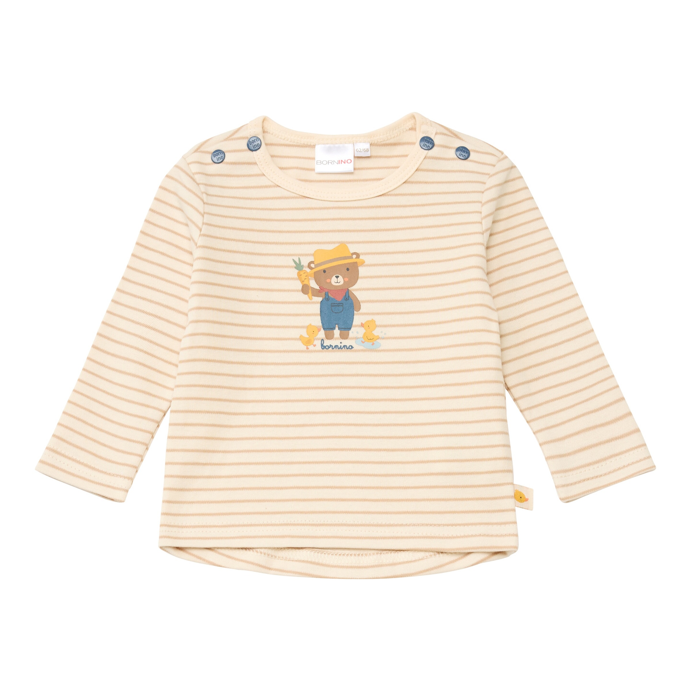 Bornino Country Love Shirt langarm Ringel