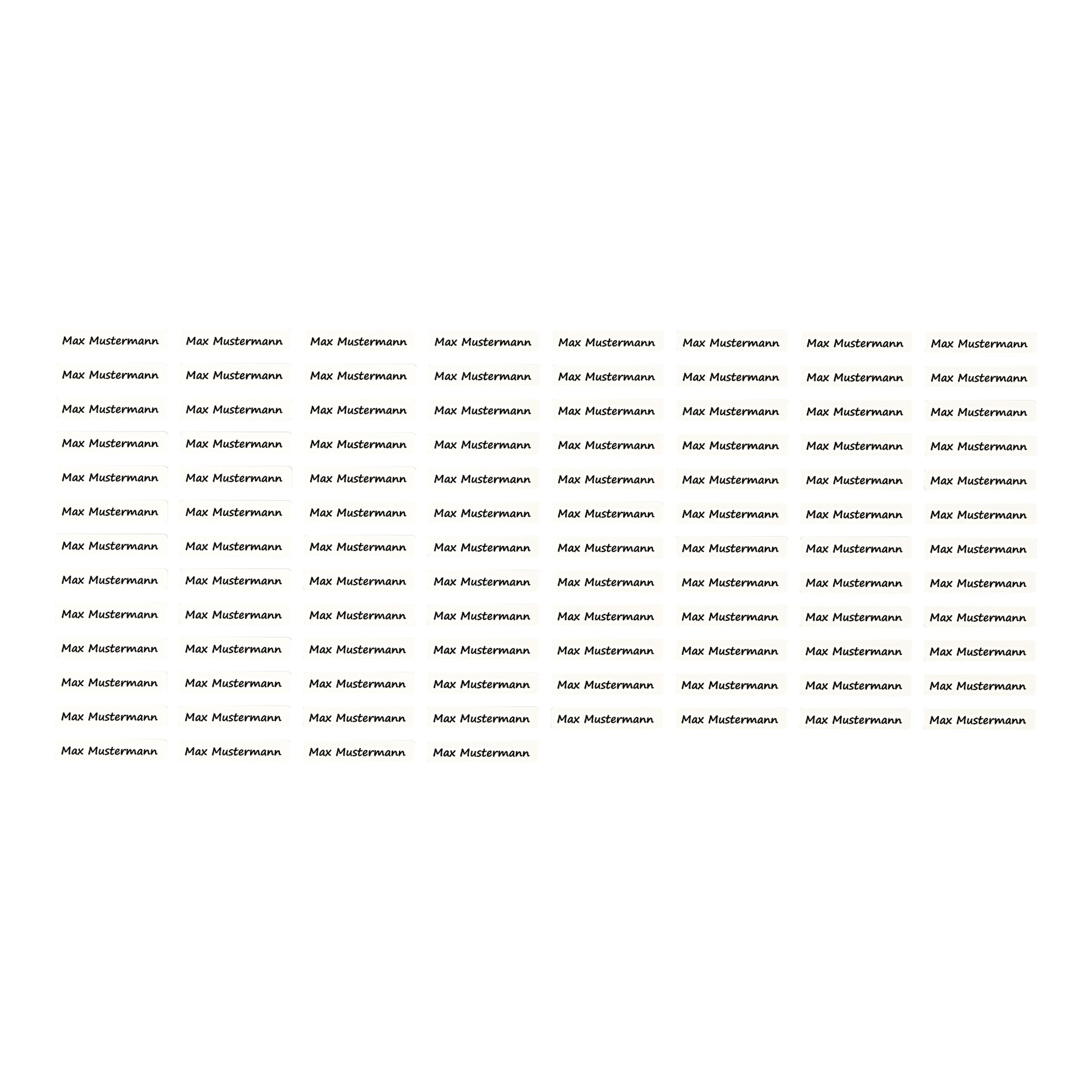 Wäscheetiketten, 100 Stück