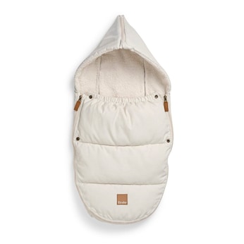 Fußsack für Babyschale - Creamy White