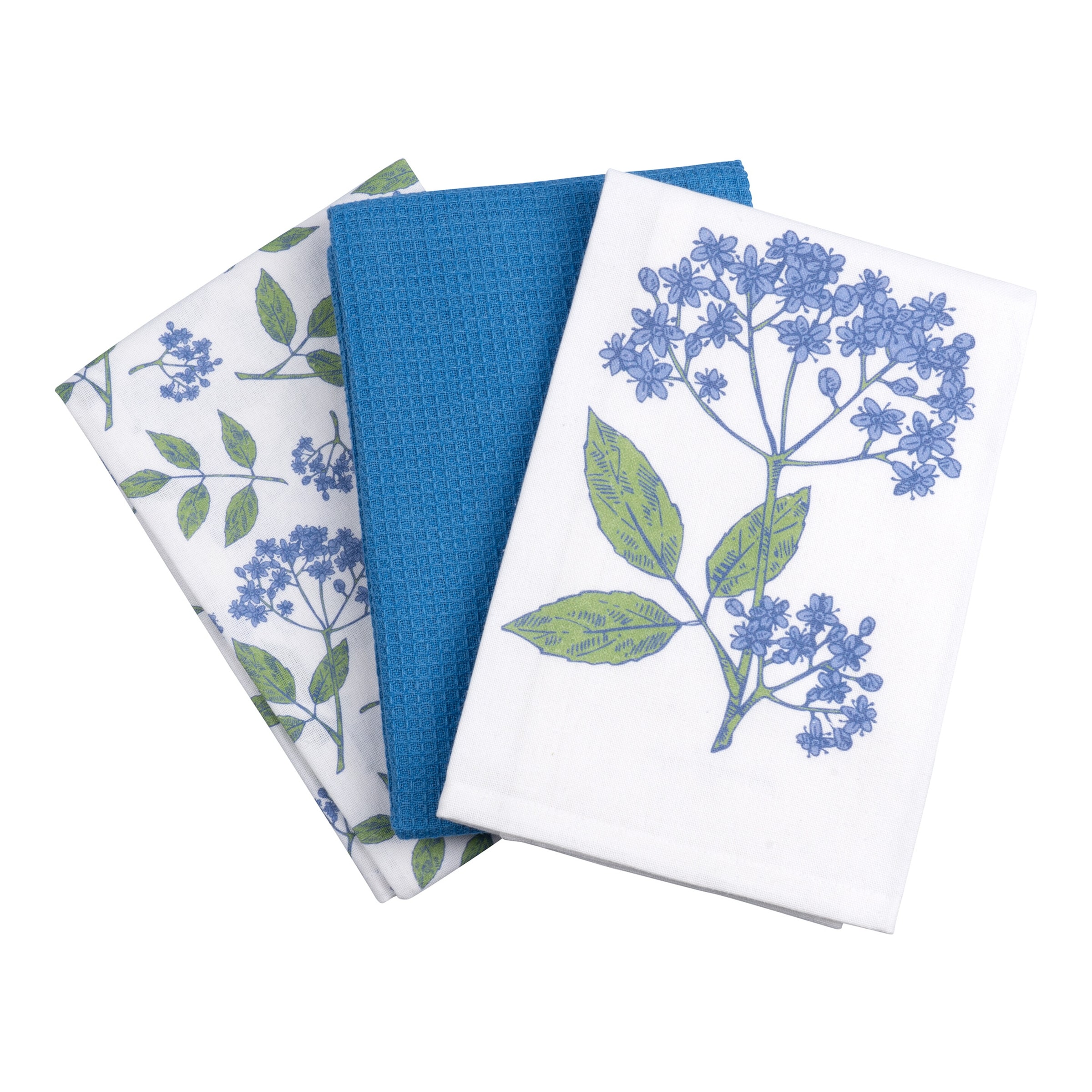 Geschirrtücher-Set „Hortensie“, 3 Stück