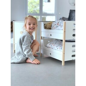 Puppenhochbett aus Holz Little Button