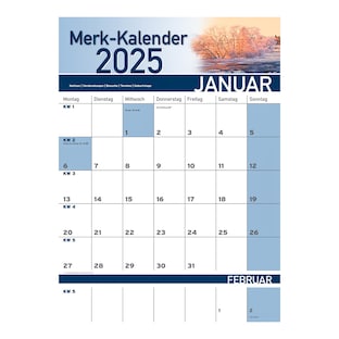 Merkkalender 2025 „Natur“