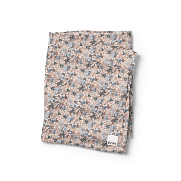 Elodie Bambus Musselin Decke Blue Garden babywalz