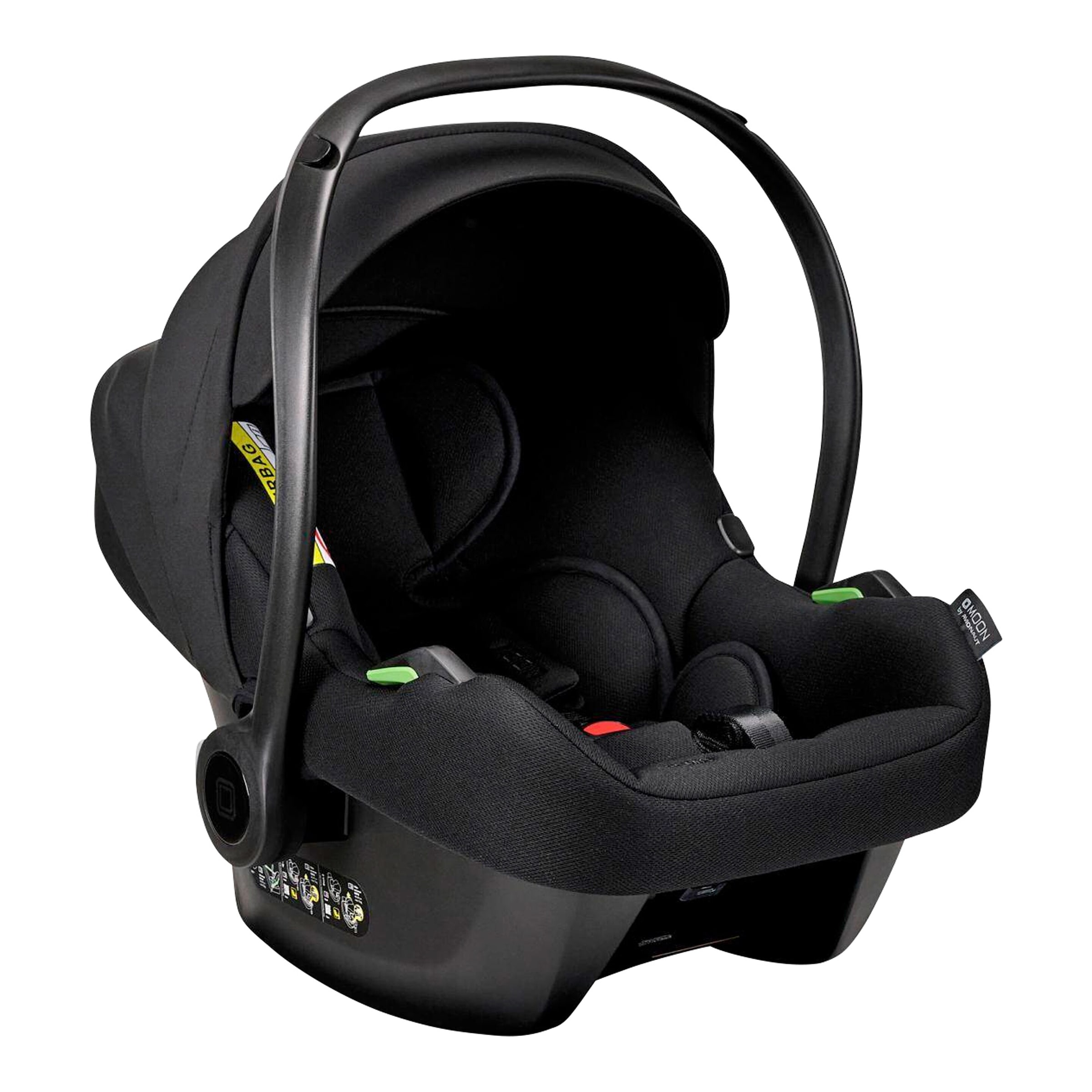 Moon Diamond Kombikinderwagen GIO FOLD Trio-Set inkl. Babyschale Cosmo 2.0 grau