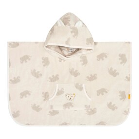 Poncho de bain en éponge éléphants